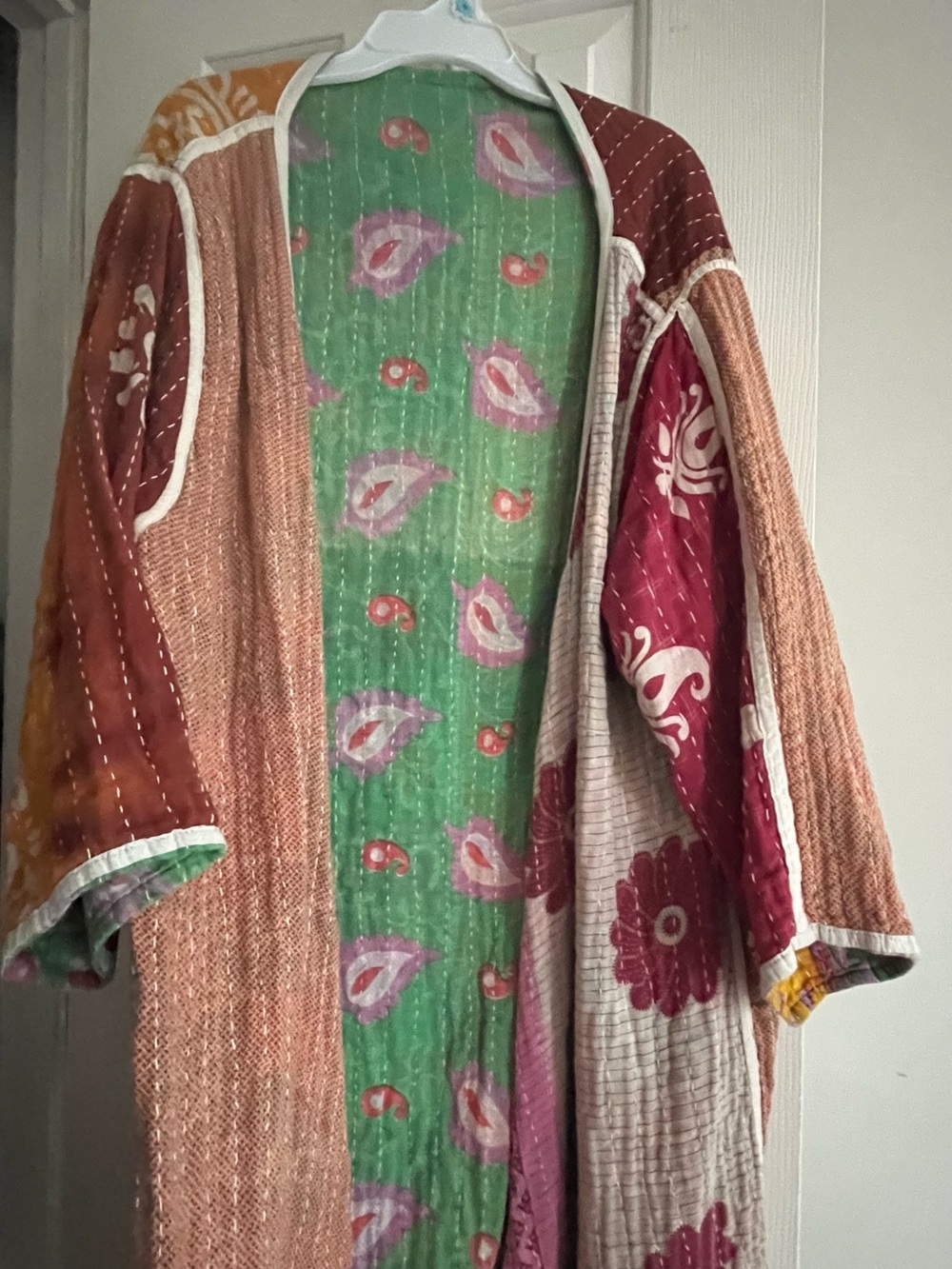 Sale! KANTHA Reversible Duster - Picture 2 of 9